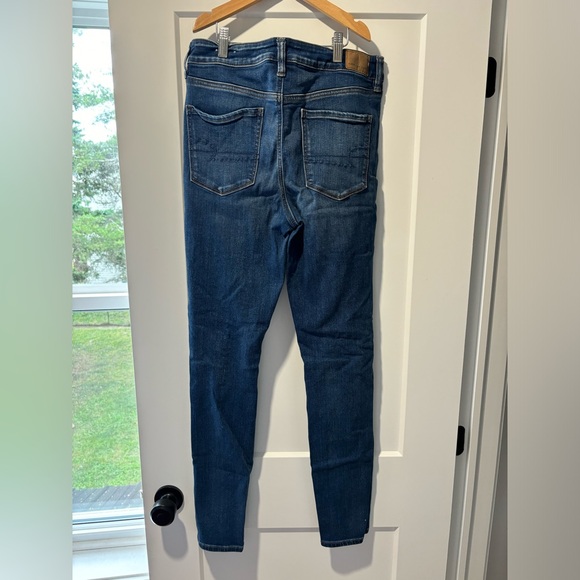 AE Next Level Stretch High Waisted Ripped Jegging - Picture 5 of 6